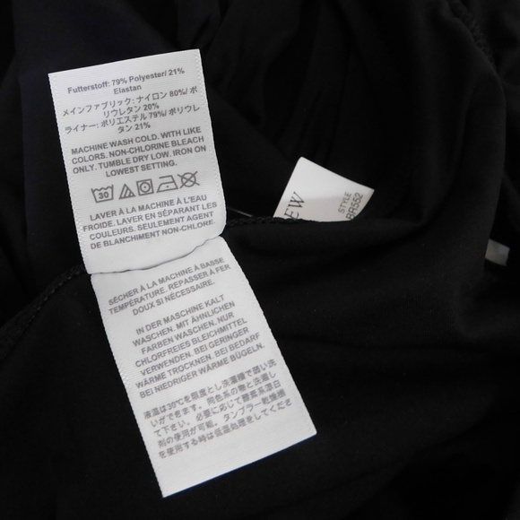 NWT!! J. CREW Factory One Shoulder Ruched Swimsuit One-Piece Solid Black Medium - Picture 15 of 16